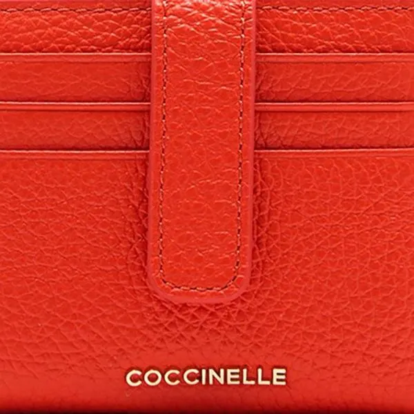 Metallic Soft Gazpacho Women Coccinelle Wallets and Small Leather Goods Metallic Soft Gazpacho Women Coccinelle Wallets and Small Leather Goods