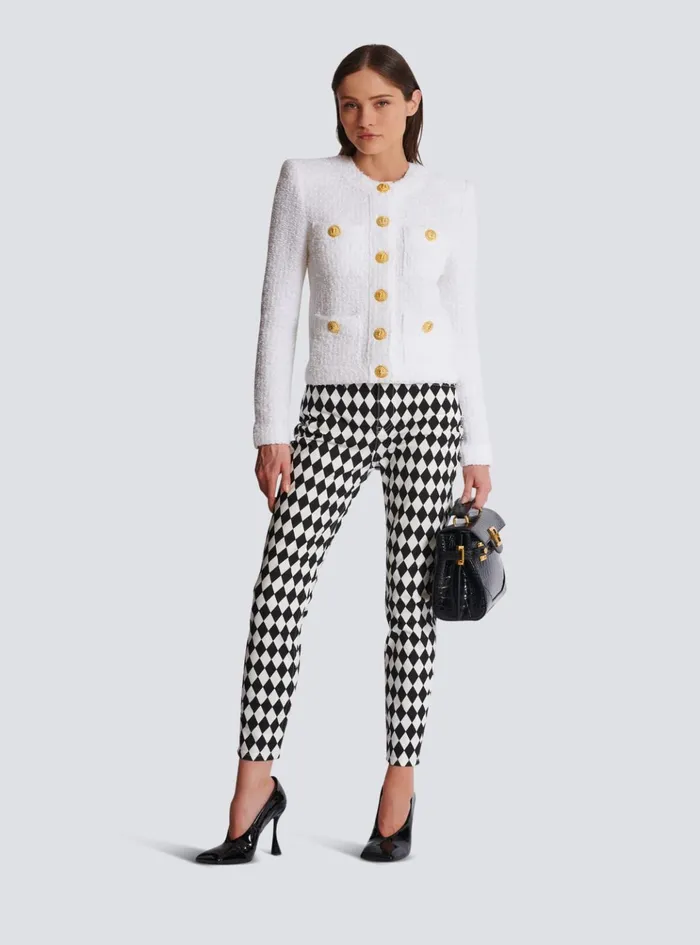 Miami Tweed 4pocket Jacket White Women Balmain Jackets And Blazers
