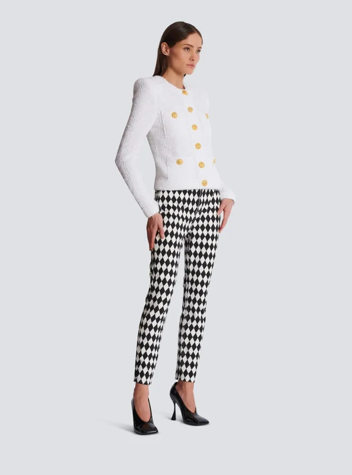 Miami Tweed 4pocket Jacket White Women Balmain Jackets And Blazers