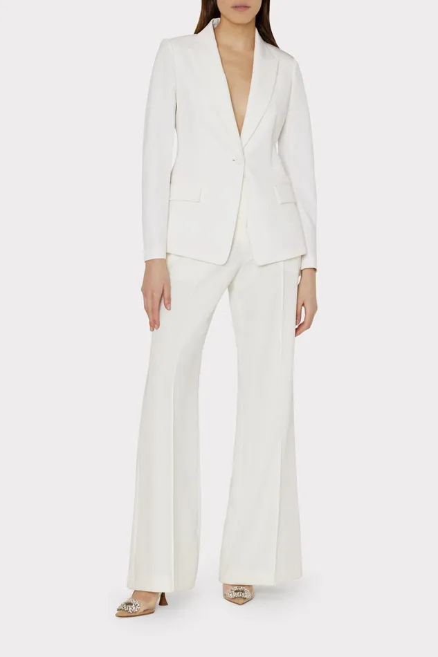Milly Avery Cady Blazer Ecru Women Blazers