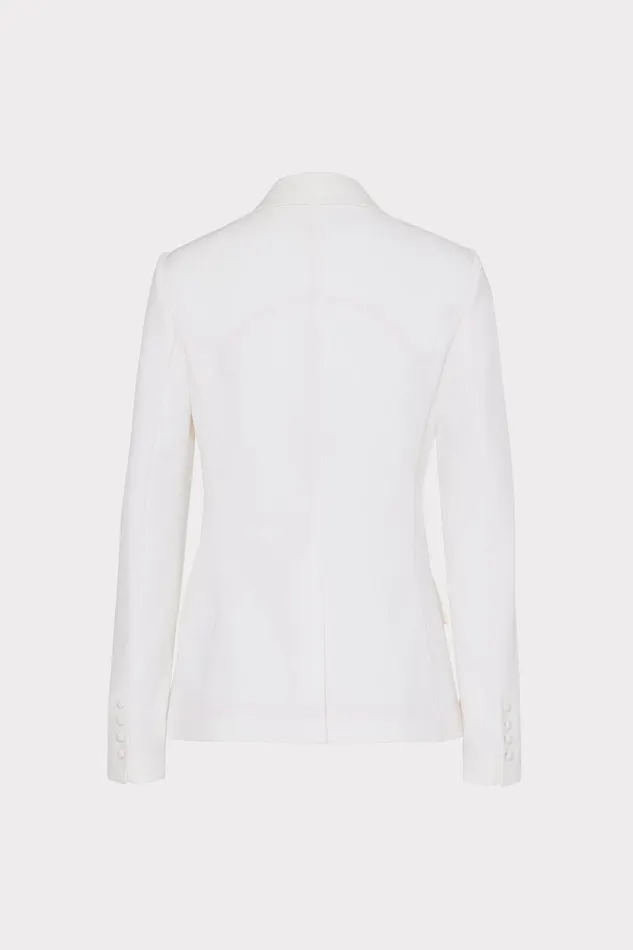 Milly Avery Cady Blazer Ecru Women Blazers