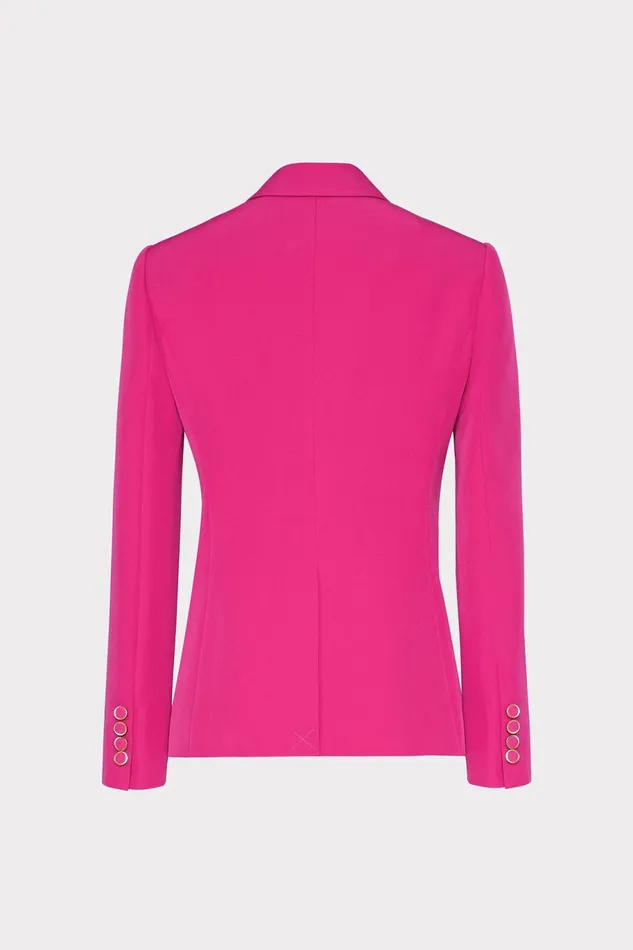Milly Avery Cady Blazer Fuchsia Women Matching Sets