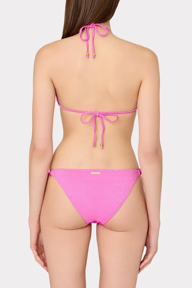 Milly Metallic Ring Bikini Bottom Fuchsiasilver Women Bikinis Milly Metallic Ring Bikini Bottom Fuchsiasilver Women Bikinis