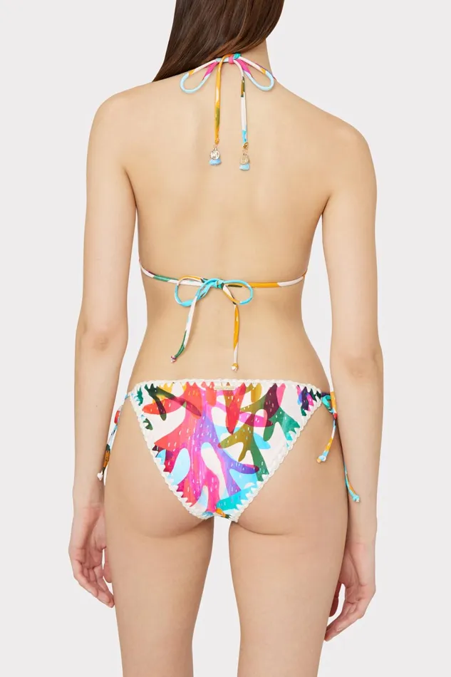 Milly Millie String Bikini Bottom Rainbow Multi Women Swim and Coverups