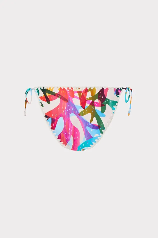 Milly Millie String Bikini Bottom Rainbow Multi Women Swim and Coverups