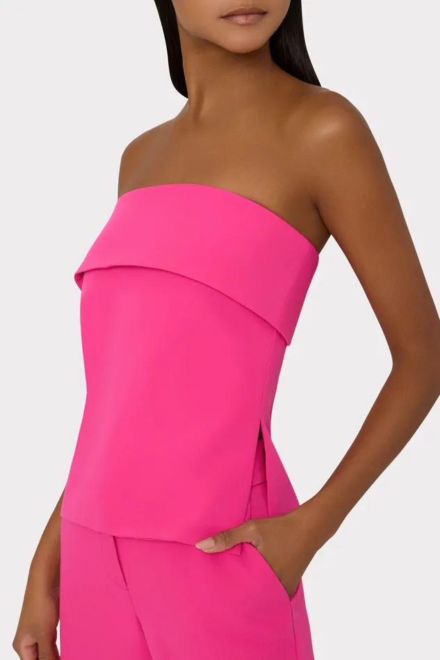 Milly Nicola Cady Pants Milly Pink Women Matching Sets