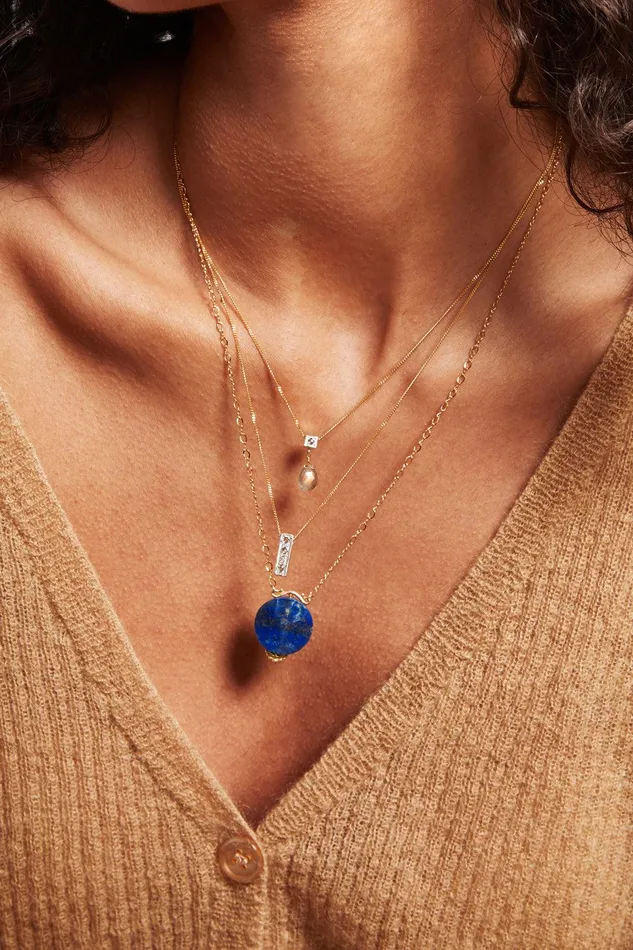 Nahana Necklace Lapis Women Chan Luu Necklaces