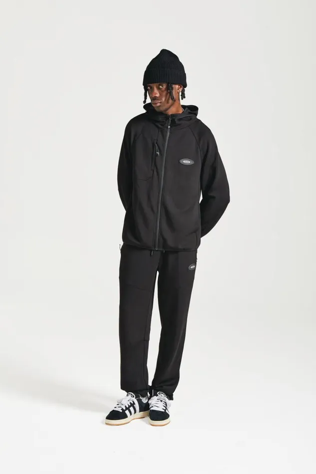 NICCE Bottoms Mens NICCE Apex Interlock Joggers Black