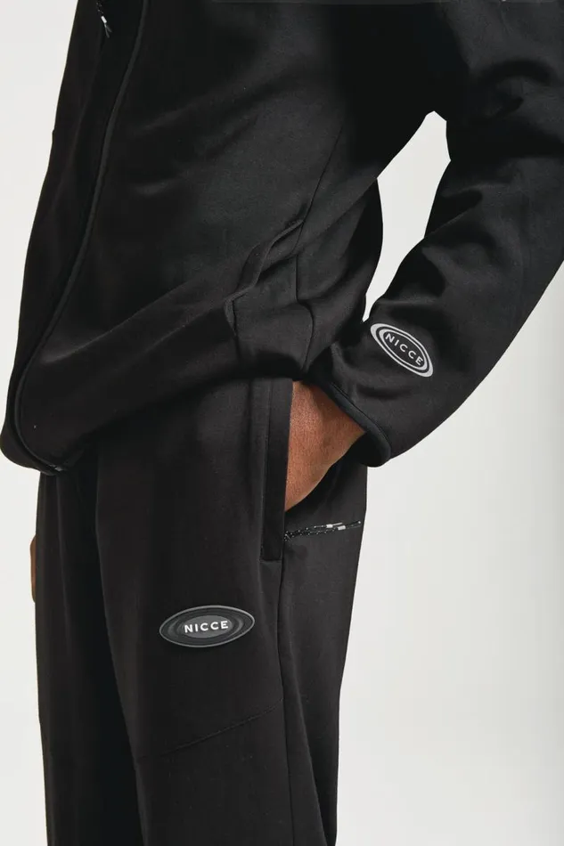 NICCE Bottoms Mens NICCE Apex Interlock Joggers Black