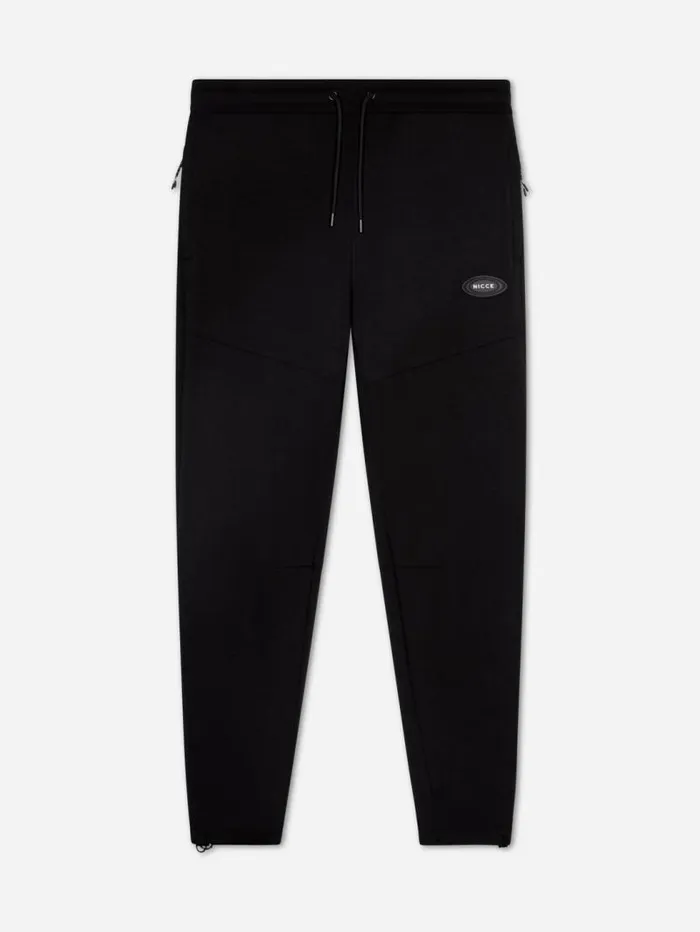 NICCE Bottoms Mens NICCE Apex Interlock Joggers Black