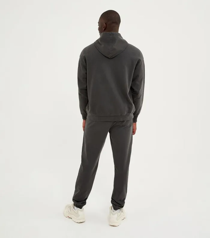 NICCE Bottoms Mens NICCE Garment Dye Mercury Joggers Washed Black