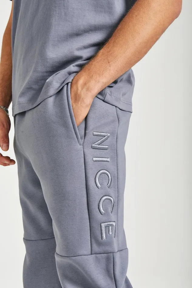 NICCE Bottoms Mens NICCE Mercury Joggers Infinity Blue