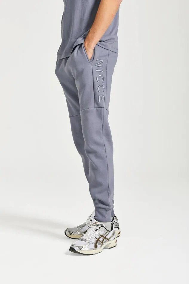 NICCE Bottoms Mens NICCE Mercury Joggers Infinity Blue
