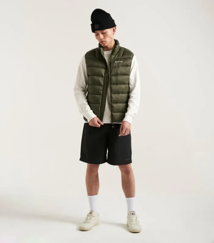 NICCE Coats and Jackets Mens NICCE Skyline Gilet Juniper Green