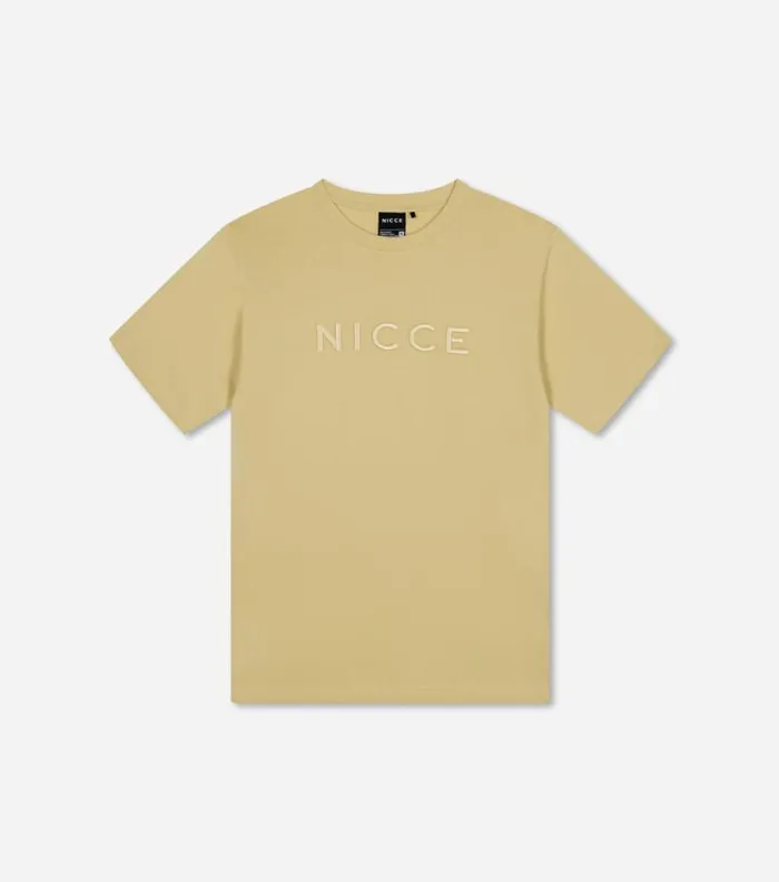 NICCE TShirts Mens NICCE Mercury Short Sleeve TShirt Gold