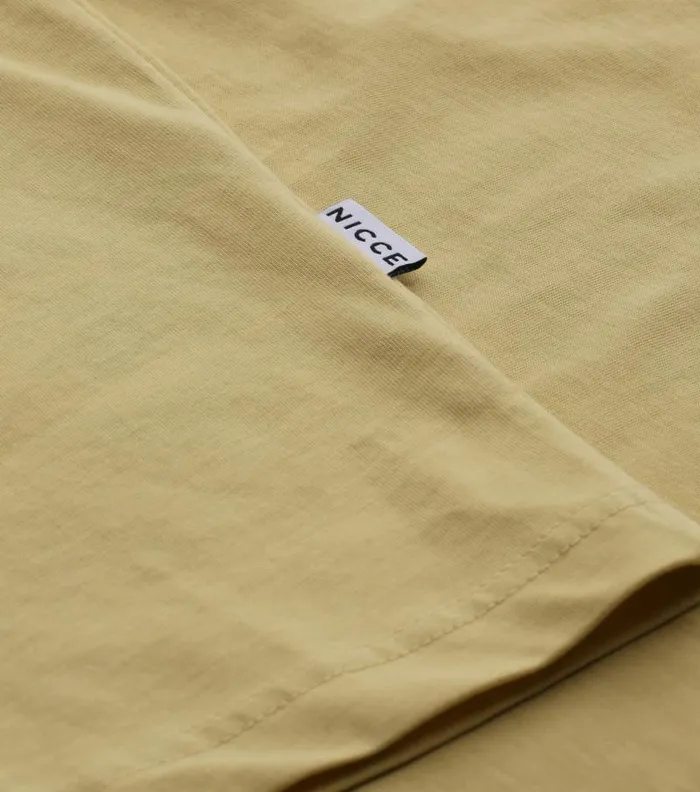 NICCE TShirts Mens NICCE Mercury Short Sleeve TShirt Gold