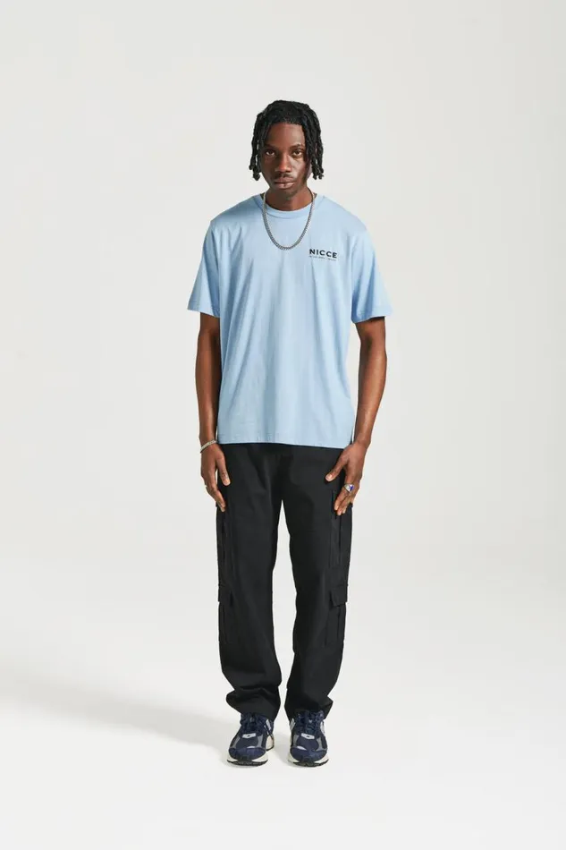 NICCE TShirts Mens NICCE Multi Logo TShirt Blue