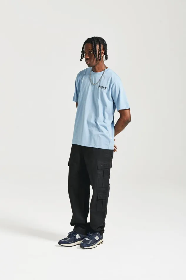 NICCE TShirts Mens NICCE Multi Logo TShirt Blue