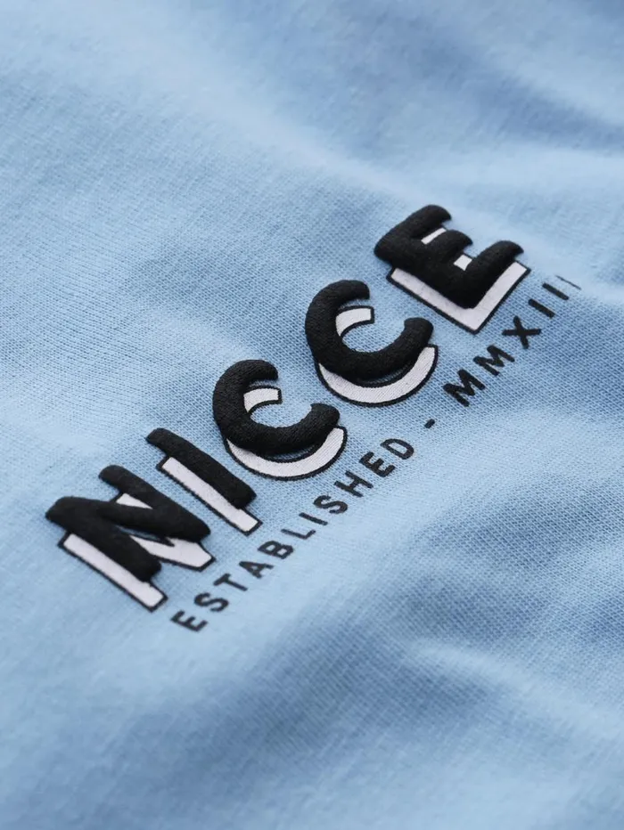 NICCE TShirts Mens NICCE Multi Logo TShirt Blue