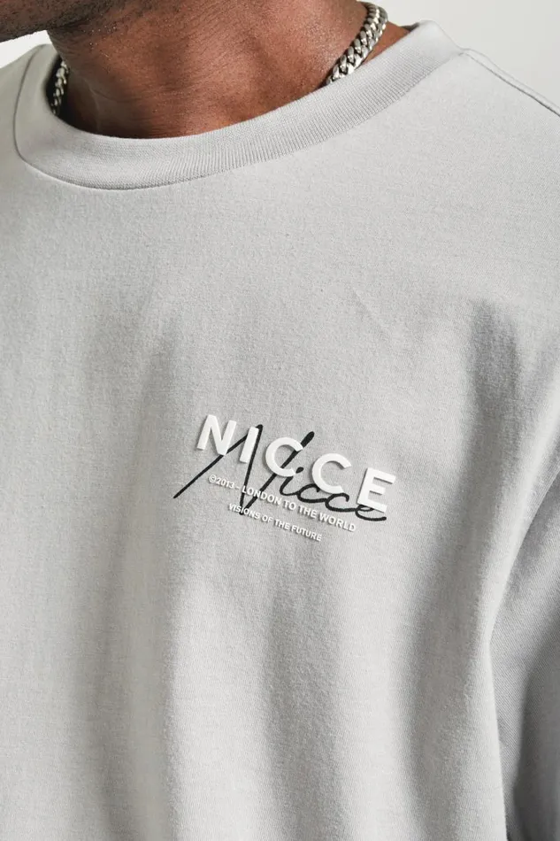 NICCE TShirts Mens NICCE World Essentials TShirt Grey