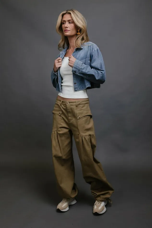 Nico Button Up Top Medium Wash Women Bohme Tops