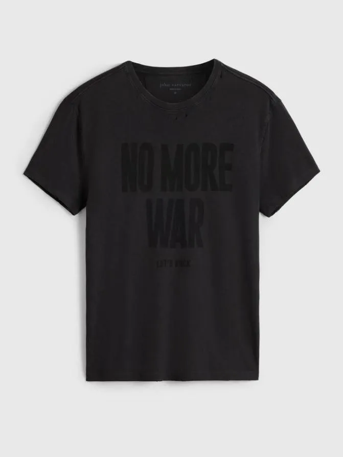 NO MORE WAR TEE Charcoal Clothing John Varvatos TShirts