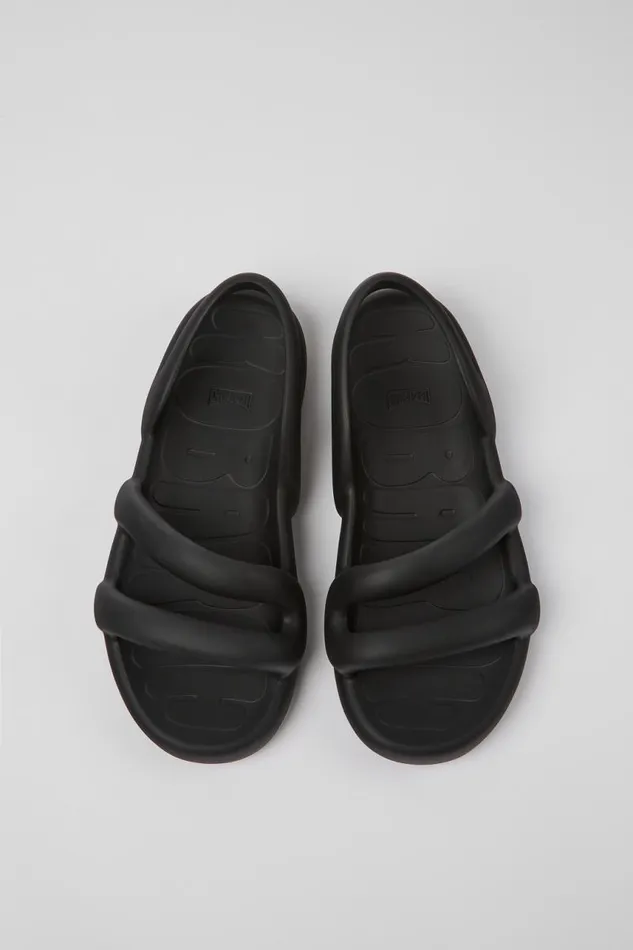 Non Leather Shoes Men Camper Kobarah Flat Black EXTRALIGHT Sandals Non Leather Shoes Men Camper Kobarah Flat Black EXTRALIGHT Sandals