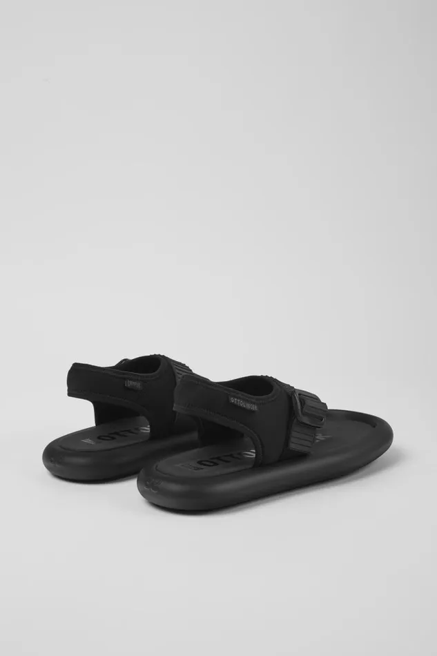 Non Leather Shoes Women Camper Camper X Ottolinger Black Sandals By Camper X Ottolinger