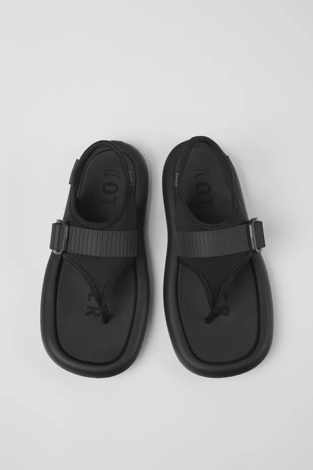 Non Leather Shoes Women Camper Camper X Ottolinger Black Sandals By Camper X Ottolinger