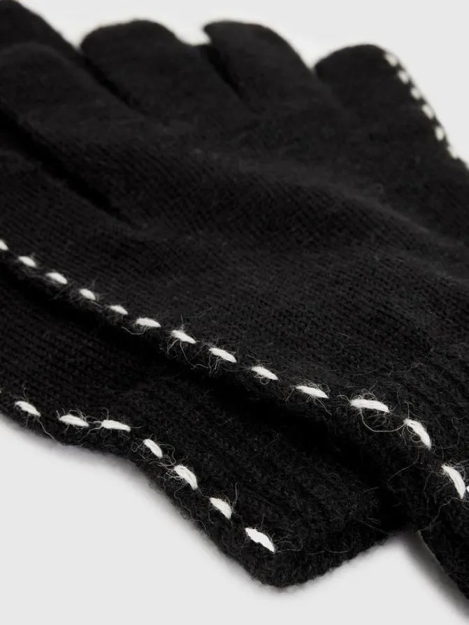 NOVAIS GLOVES Black Accessories John Varvatos Hats And Gloves