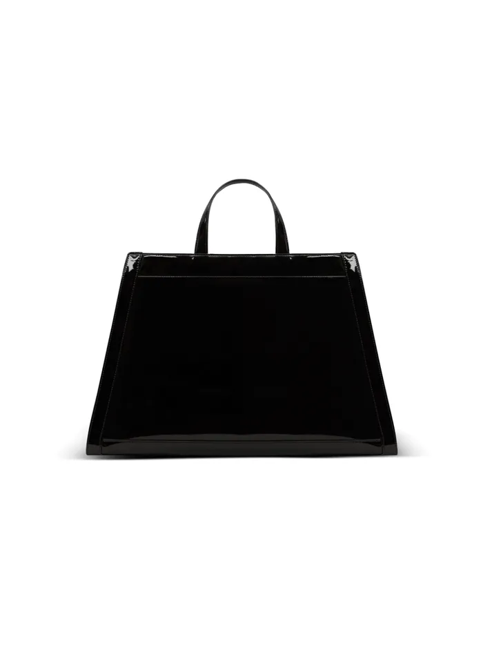 Olivier039s Cabas In Vinyl Black Women Balmain Handbags