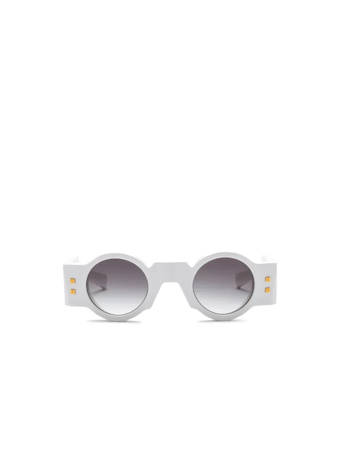Olivier Sunglasses White WomenMen Balmain Eyewear
