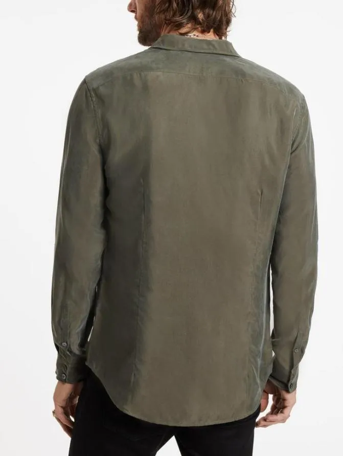 ORCHARD SHIRT Deep Olive Clothing John Varvatos Shirts