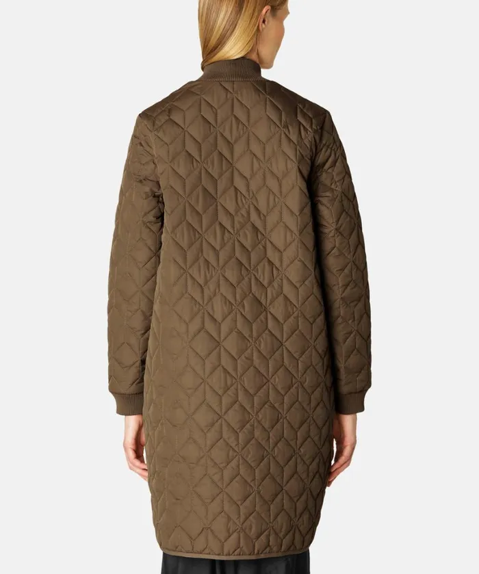 Padded Quilt Coat 8211 Cub Brown Outerwear Ilse Jacobsen All Jackets And Coats