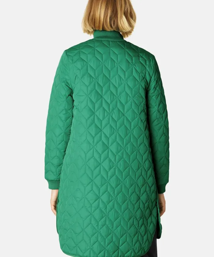 Padded Quilt Coat 8211 Sea Plant Outerwear Ilse Jacobsen All Jackets And Coats