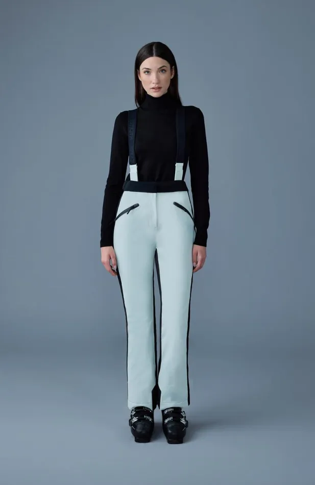 Pants Women Mackage NYOMI Ski Pant With Removable Suspenders Mint Pants Women Mackage NYOMI Ski Pant With Removable Suspenders Mint