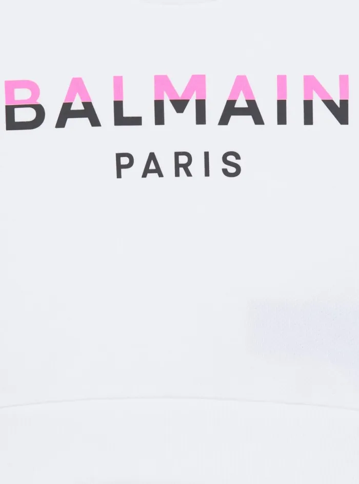Paris Sweater White Kids Balmain
