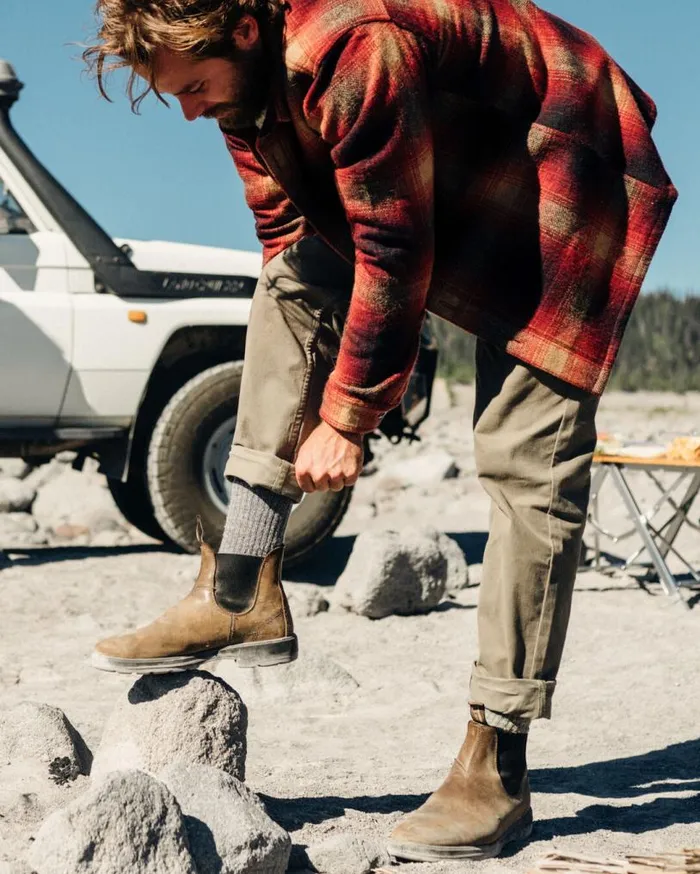 Passenger Clothing 365 Organic Cotton Trouser Dusty Olive Men Trousers