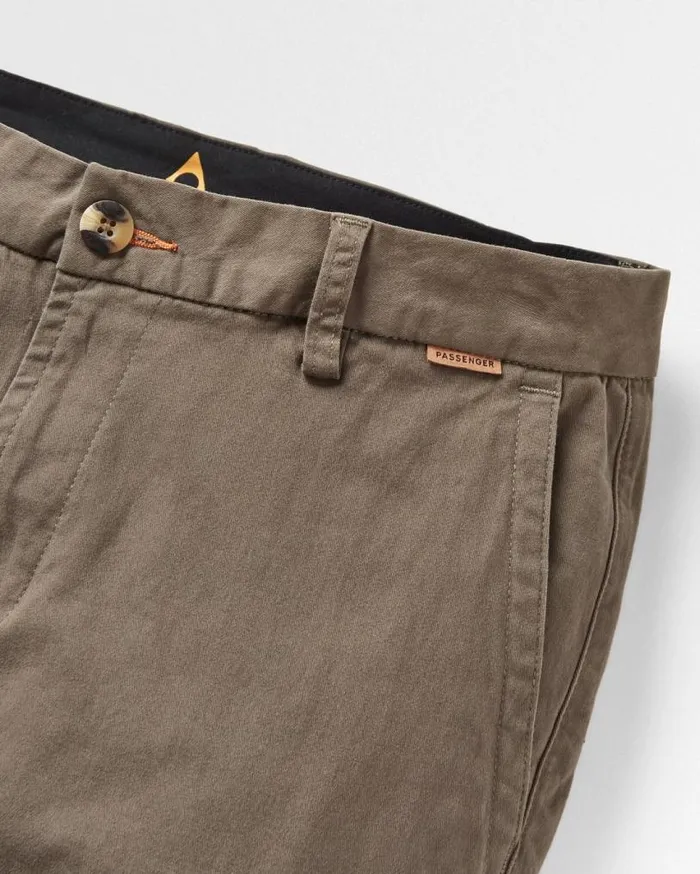 Passenger Clothing 365 Organic Cotton Trouser Dusty Olive Men Trousers