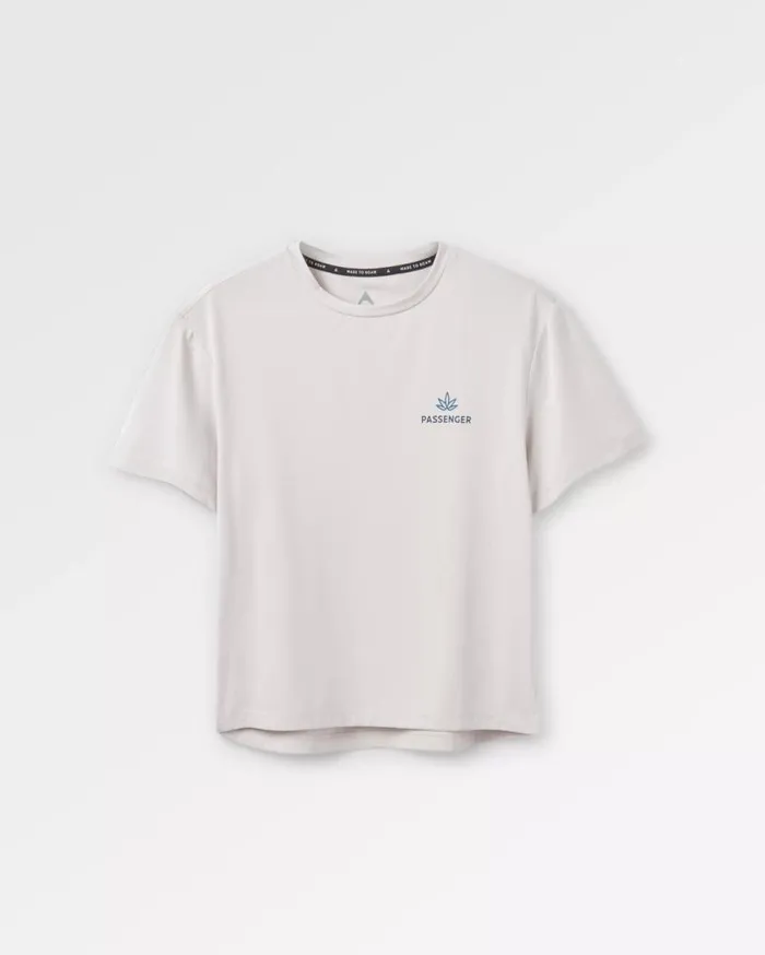 Passenger Clothing Align Active Recycled TShirt Vintage White Women Activewear