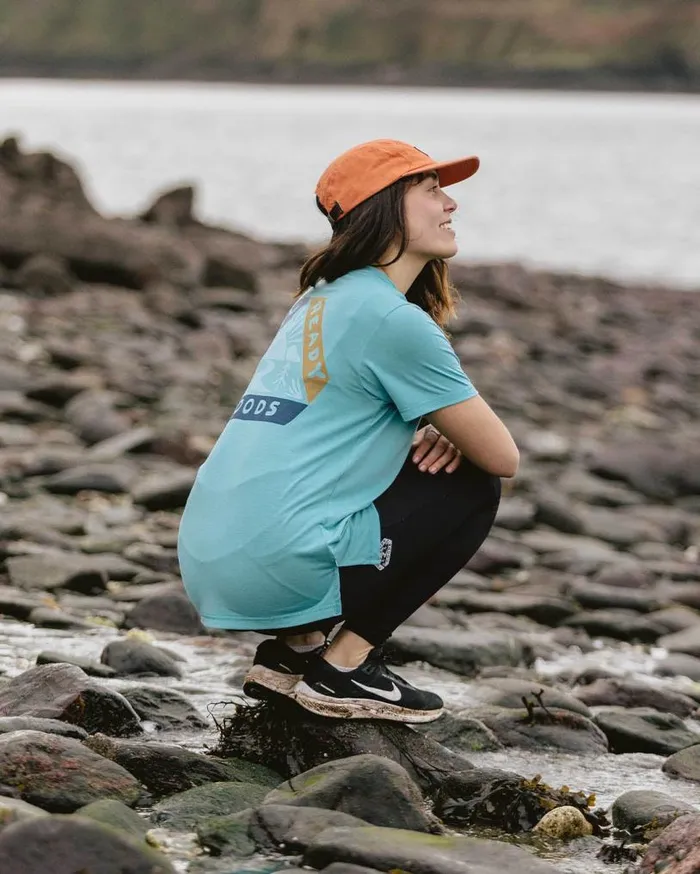 Passenger Clothing Aurora Recycled Active TShirt Porcelain Women Activewear