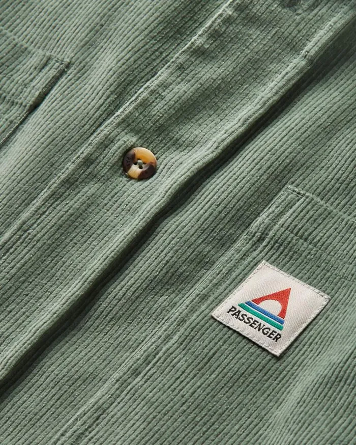 Passenger Clothing Backcountry Cord Shirt Pistachio Men Shirts