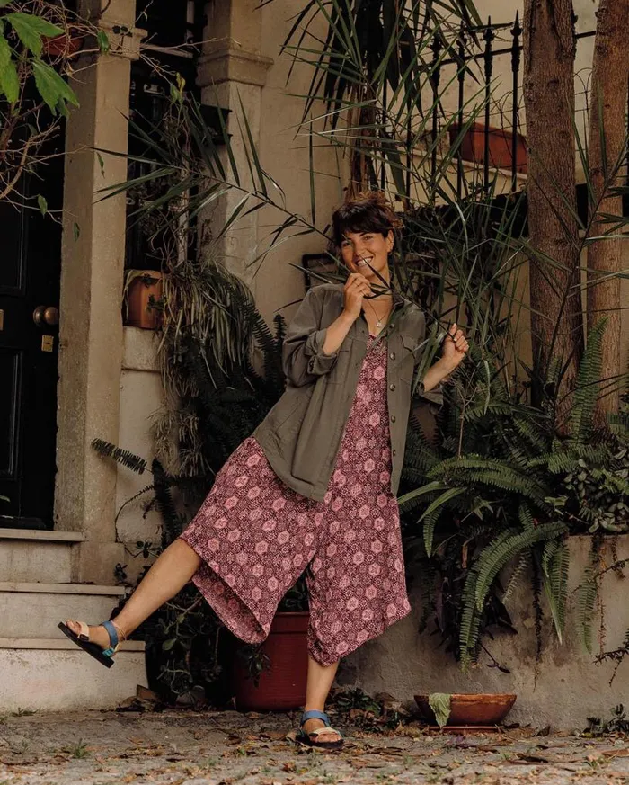 Passenger Clothing Copetn Jumpsuit Tile Wine Women Dungarees and Trousers