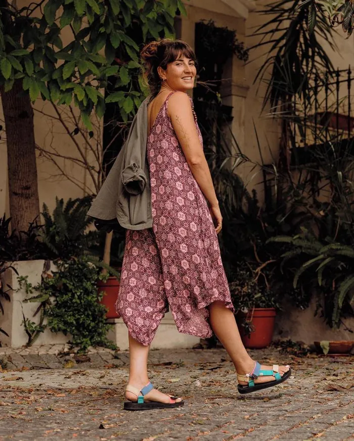 Passenger Clothing Copetn Jumpsuit Tile Wine Women Dungarees and Trousers