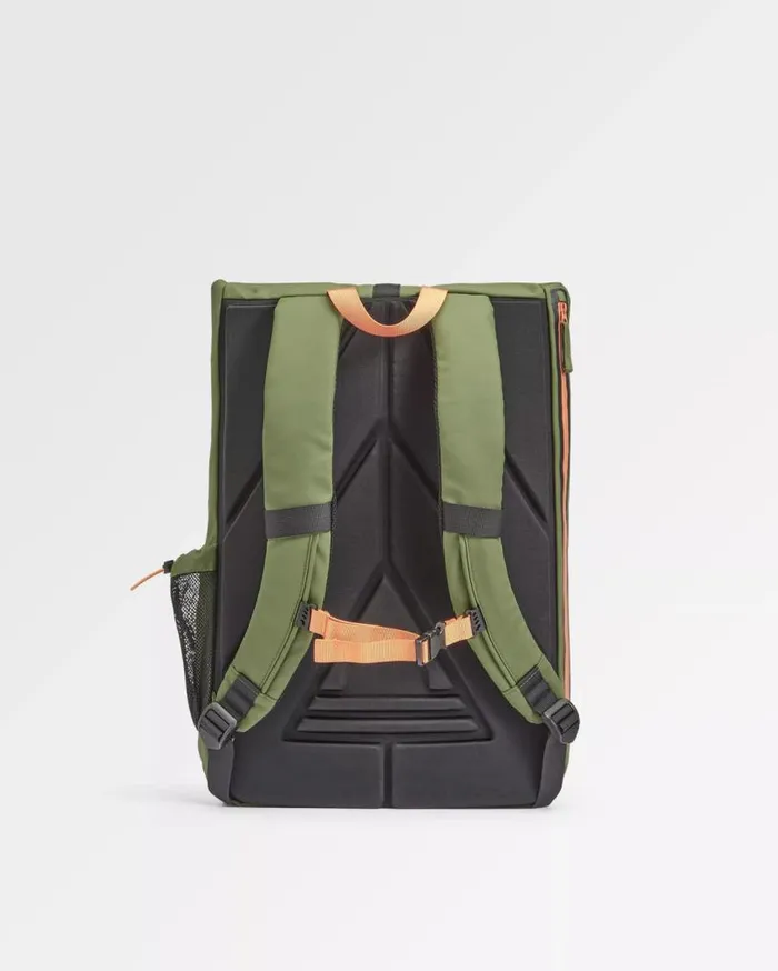 Passenger Clothing Crossing Roll Top Backpack True Black Khaki WomenMen Backpacks and Bags