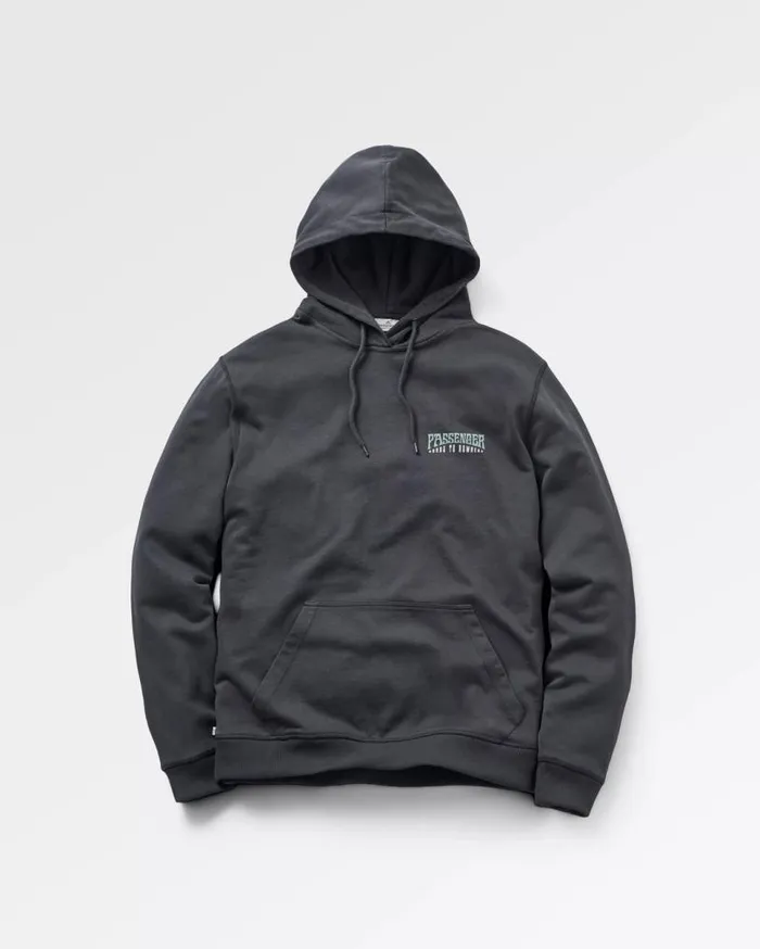 Passenger Clothing Decade Recycled Cotton Hoodie Black Men Hoodies and Sweatshirts