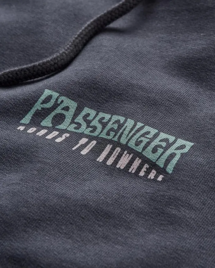 Passenger Clothing Decade Recycled Cotton Hoodie Black Men Hoodies and Sweatshirts