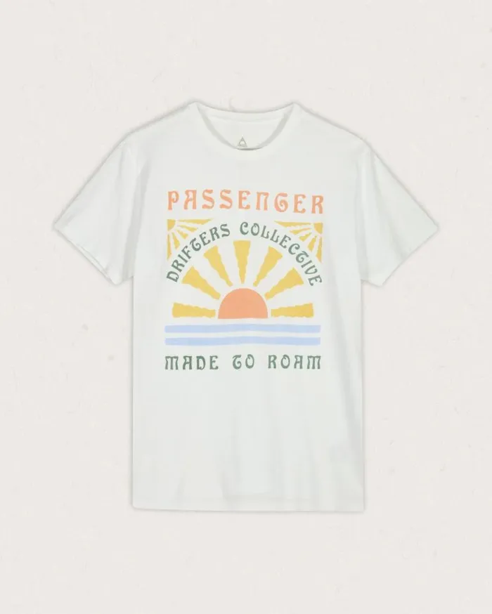 Passenger Clothing Drifters Oversized Recycled Cotton TShirt White Women Tops and TShirts Passenger Clothing Drifters Oversized Recycled Cotton TShirt White Women Tops and TShirts