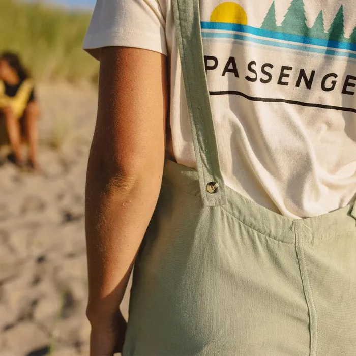 Passenger Clothing Fun Days Playsuit Sage Women Dungarees and Trousers