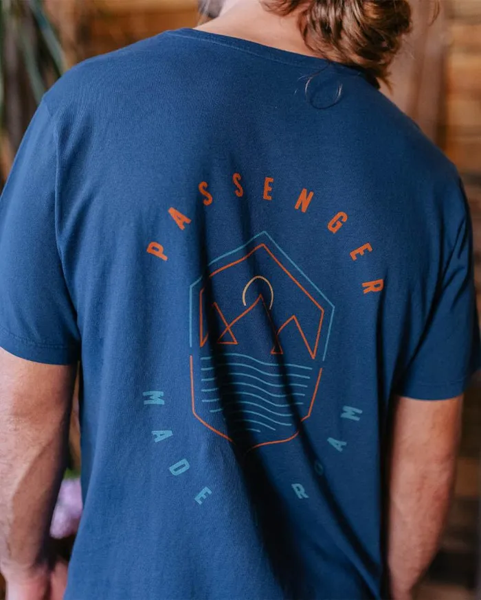 Passenger Clothing Guided TShirt Dark Denim Men TShirts and Vests